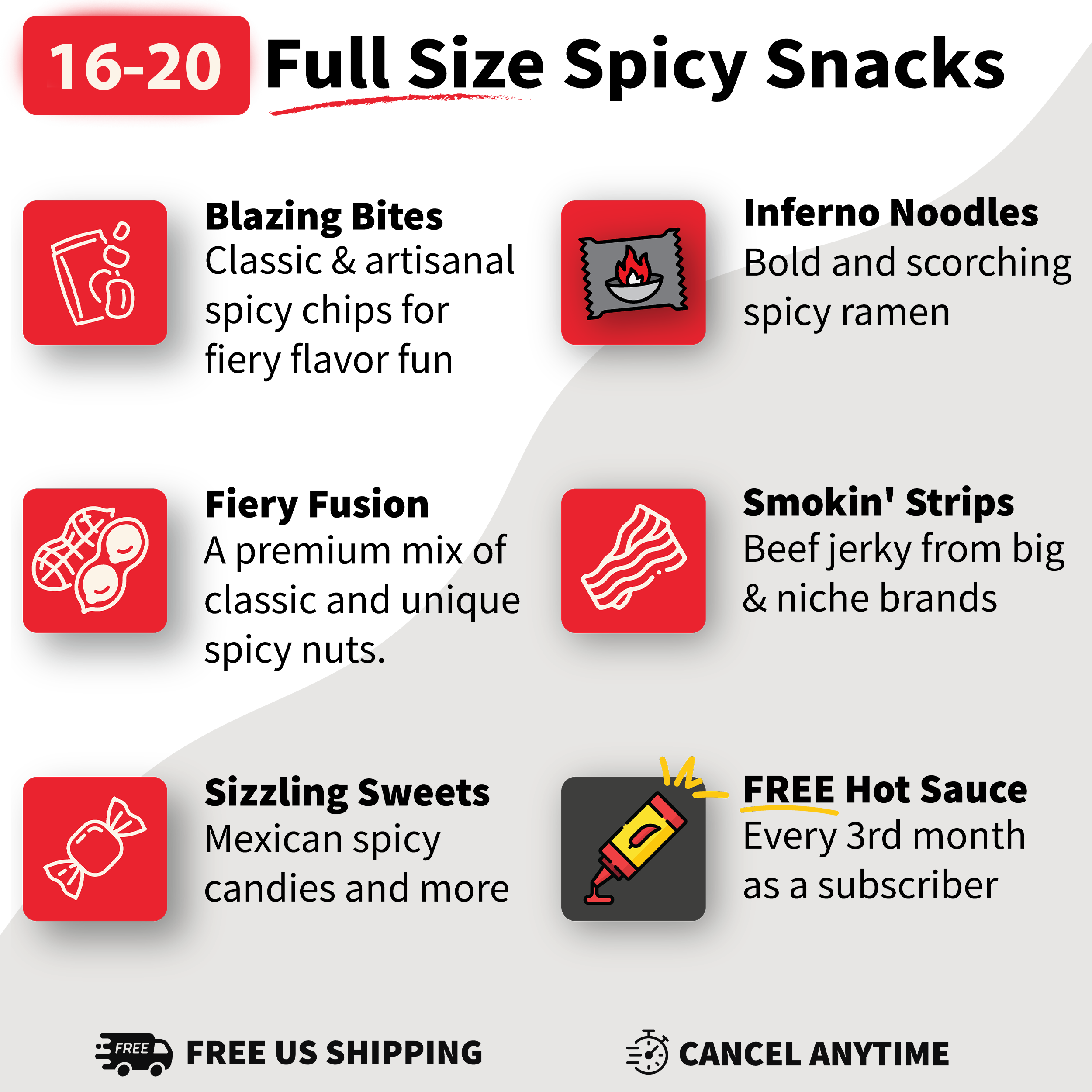 Chomp Spicy Snack Box Subscription